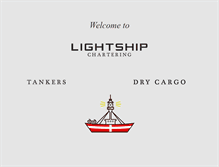 Tablet Screenshot of lightship.dk